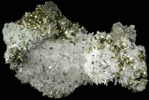 Tetrahedrite and Pyrite on Quartz from Huanzala Mine, Huallanca District, Huanuco Department, Peru