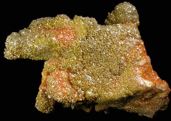 Pyromorphite (As-rich) from Bunker Hill Mine, 9 Level, Jersey Vein, Coeur d'Alene District, Shoshone County, Idaho