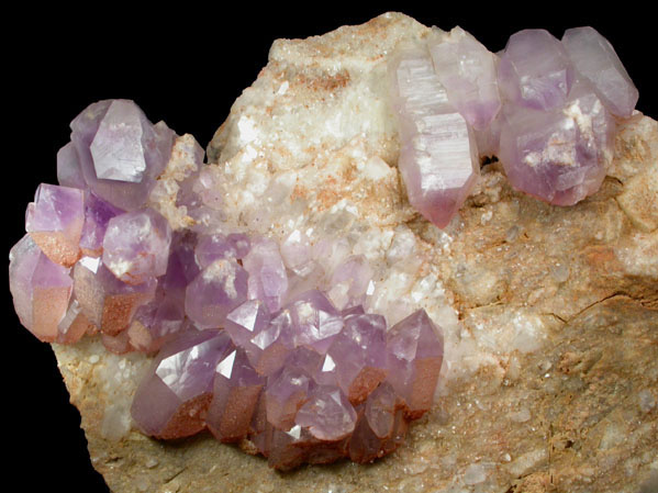 Quartz var. Amethyst from Saltman Prospect, Camp Encore, Sweden, Oxford County, Maine