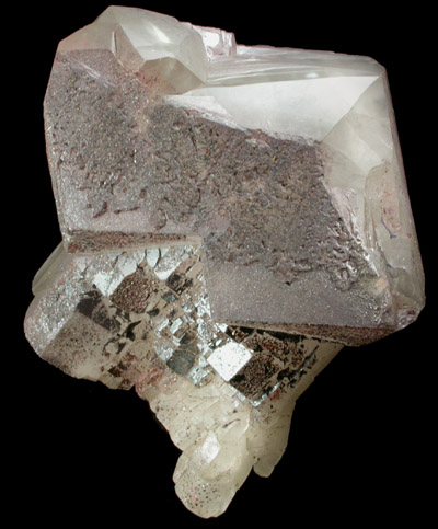 Calcite with Pyrite and Hematite from St. Joe Minerals Corp. Mine, Balmat, St. Lawrence County, New York