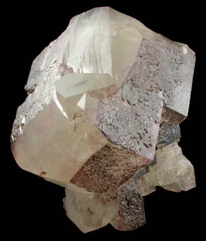 Calcite with Pyrite and Hematite from St. Joe Minerals Corp. Mine, Balmat, St. Lawrence County, New York