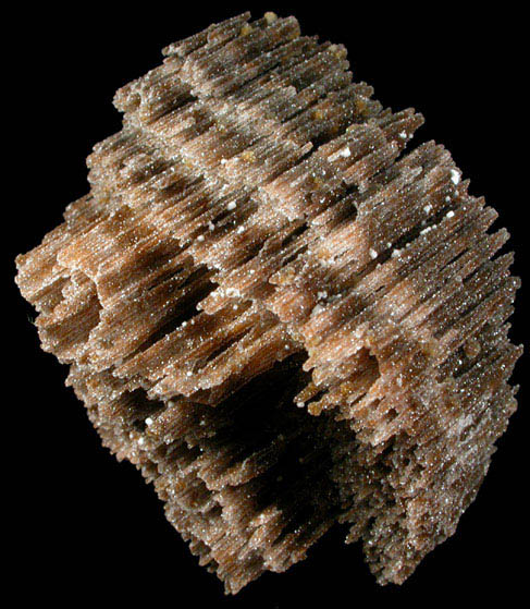 Quartz over stalactitic Limonite from Rhode Island