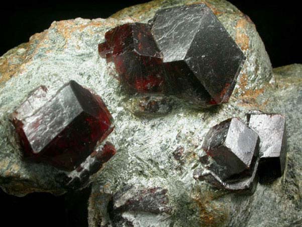 Almandine Garnet from tztal, Tyrol, Austria