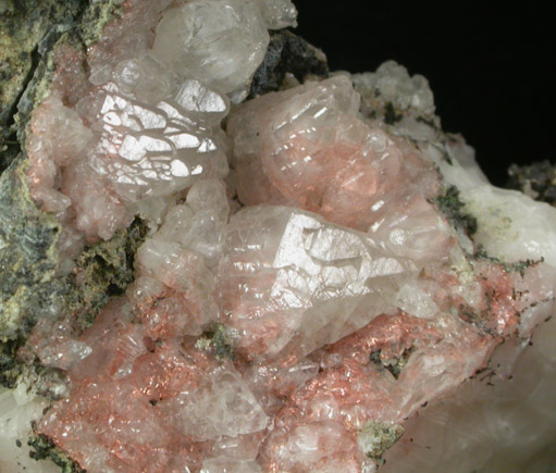 Silver and Copper in Calcite from Keweenaw Peninsula Copper District, Michigan