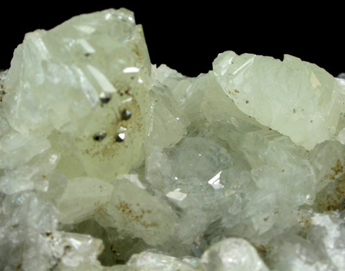 Datolite with Pyrite from Millington Quarry, Bernards Township, Somerset County, New Jersey