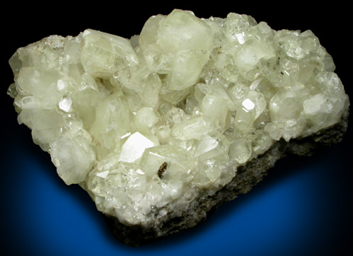 Datolite with Pyrite from New Street Quarry, Paterson, Passaic County, New Jersey