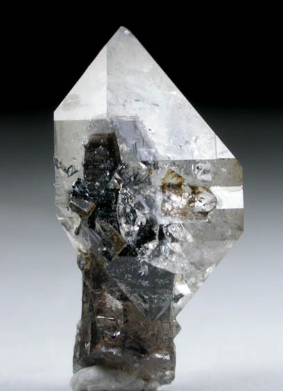 Quartz var. Herkimer Diamond scepters-shaped crystals from Treasure Mountain Mine, near Little Falls, Herkimer County, New York