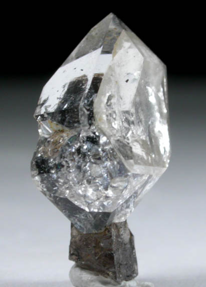 Quartz var. Herkimer Diamond scepters-shaped crystals from Treasure Mountain Mine, near Little Falls, Herkimer County, New York