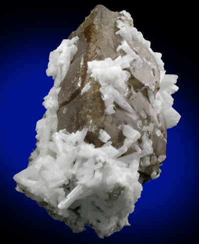 Celestine on Calcite from Clay Center, Ottawa County, Ohio