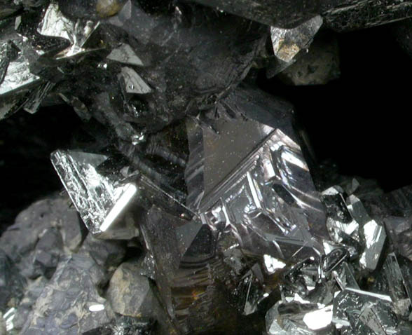 Tetrahedrite on Sphalerite from Cavnic Mine (Kapnikbanya), Maramures, Romania