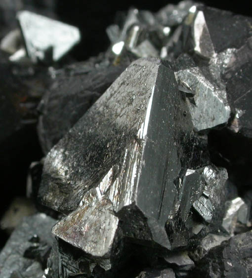 Tetrahedrite on Sphalerite from Cavnic Mine (Kapnikbanya), Maramures, Romania