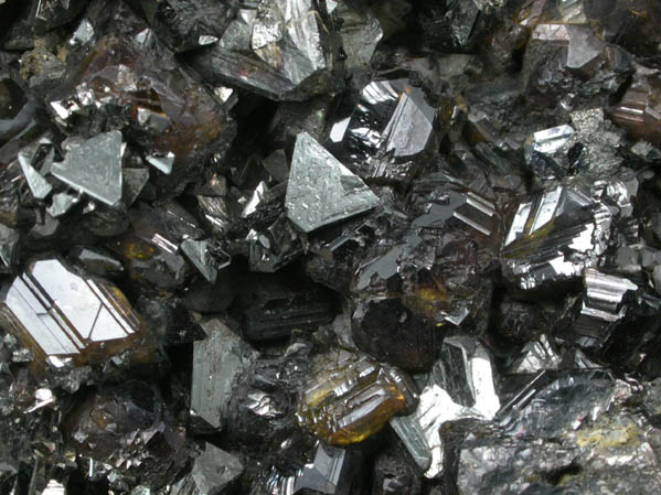 Tetrahedrite on Sphalerite from Cavnic Mine (Kapnikbanya), Maramures, Romania