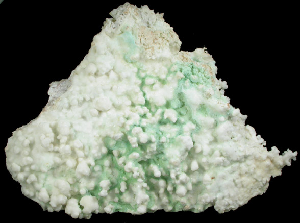 Calcite with Malachite from Daylight Mine, Helvetia District, Pima County, Arizona