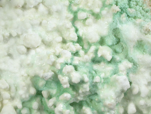 Calcite with Malachite from Daylight Mine, Helvetia District, Pima County, Arizona