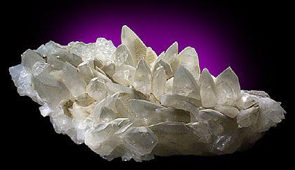 Calcite with Marcasite phantom growth inclusions from Vulcan Materials Co.Quarry, Racine, Racine County, Wisconsin