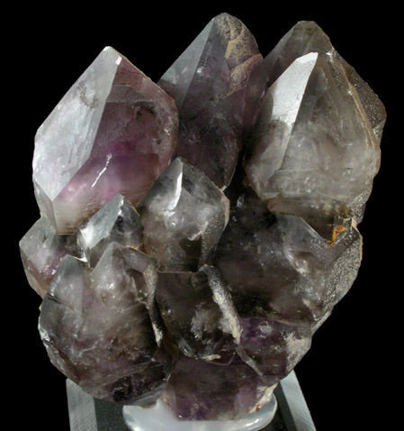 Quartz var. Amethyst-Smoky from near Milan, Coos County, New Hampshire