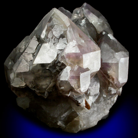 Quartz var. Amethyst-Smoky from near Milan, Coos County, New Hampshire