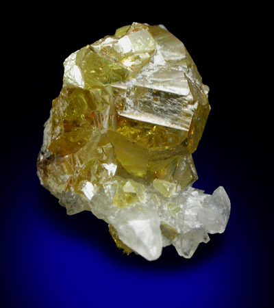 Sphalerite with Calcite from Hyatt Mine, Talcville, St. Lawrence County, New York