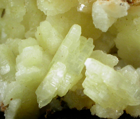 Cerussite from Waratah District, Tasmania, Australia