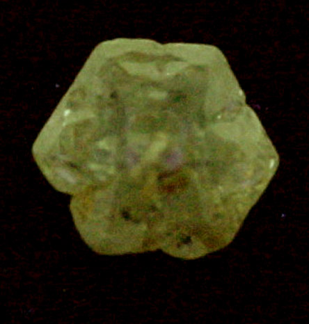 Chrysoberyl (sixling twin) from Juerana Mine, Bahia, Brazil