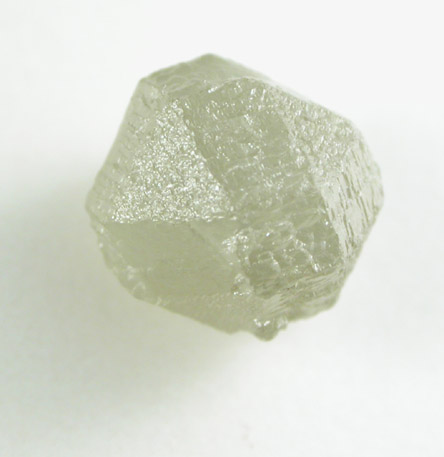 Diamond (1.53 carat gray complex crystal) from Mbuji-Mayi (Miba), Democratic Republic of the Congo