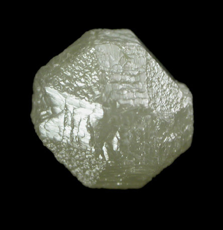 Diamond (1.53 carat gray complex crystal) from Mbuji-Mayi (Miba), Democratic Republic of the Congo