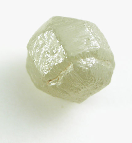 Diamond (1.48 carat gray complex crystal) from Mbuji-Mayi (Miba), Democratic Republic of the Congo