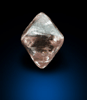 Diamond (0.49 carat brown octahedral crystal) from Northern Cape Province, South Africa