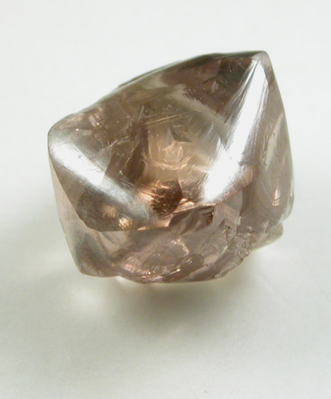 Diamond (3.07 carat brown octahedral crystal) from Diavik Mine, East Island, Lac de Gras, Northwest Territories, Canada