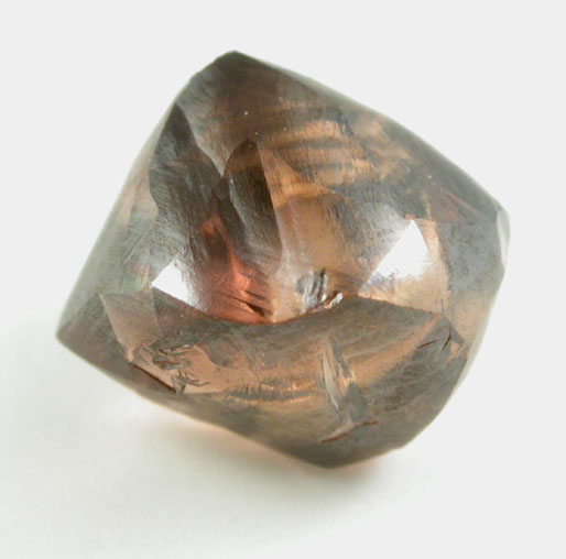 Diamond (3.57 carat brown octahedral crystal) from Diavik Mine, East Island, Lac de Gras, Northwest Territories, Canada