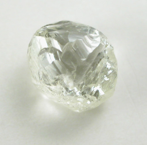 Diamond (0.43 gem-grade pale-yellow complex crystal) from Premier Mine, Gauteng Province, South Africa