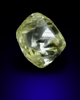 Diamond (0.51 gem-grade yellow dodecahedral crystal) from Premier Mine, Gauteng Province, South Africa