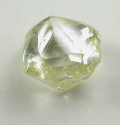 Diamond (0.51 gem-grade yellow dodecahedral crystal) from Premier Mine, Gauteng Province, South Africa