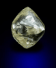 Diamond (1.28 carat gem-grade yellow octahedral crystal) from Ippy, northeast of Banghi (Bangui), Central African Republic