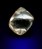 Diamond (0.85 carat sherry-colored tetrahexahedral crystal) from Northern Cape Province, South Africa