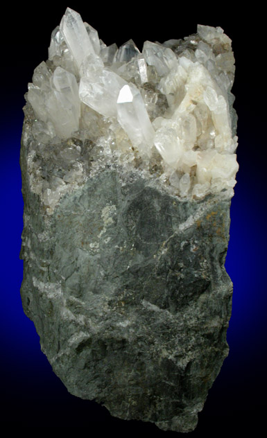 Quartz from railroad cut on eastern shore of Hudson River, between Schodak Landing and Poolsburg, Columbia County, New York