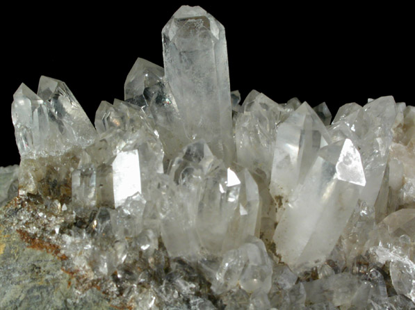 Quartz from railroad cut on eastern shore of Hudson River, between Schodak Landing and Poolsburg, Columbia County, New York