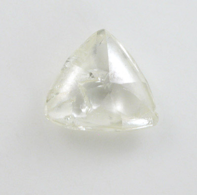 Diamond (0.54 carat yellow macle-twin crystal) from Diamantino, Mato Grosso, Brazil