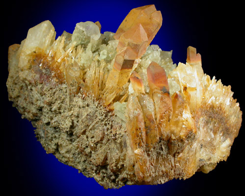 Quartz (scepter-growth) with Fluorite from William Wise Mine, Westmoreland, Cheshire County, New Hampshire