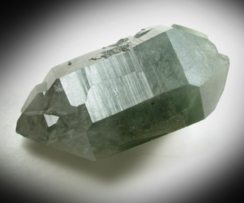 Quartz with Chlorite inclusion and Hematite from St. Gotthard, Kanton Uri, Switzerland