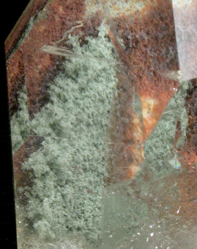 Quartz with inclusions from Diamantina, Minas Gerais, Brazil