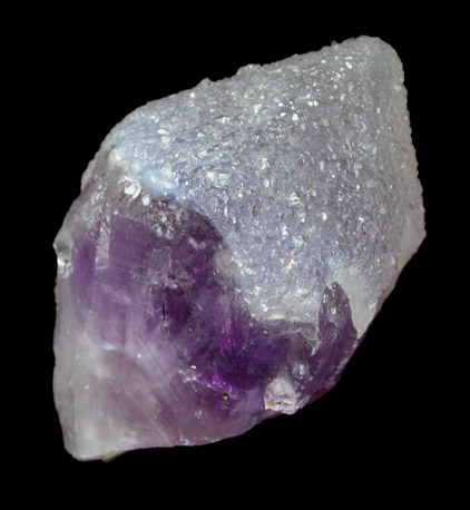 Quartz on Amethyst Quartz from (Erongo Region), Namibia