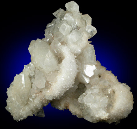 Heulandite-Ca, Quartz, Calcite from Upper New Street Quarry, Paterson, Passaic County, New Jersey