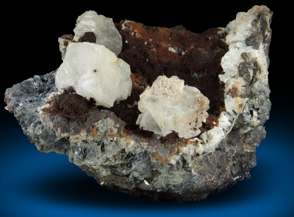 Anglesite on Sphalerite and Galena from Wheatley Mine, Phoenixville District, Chester County, Pennsylvania