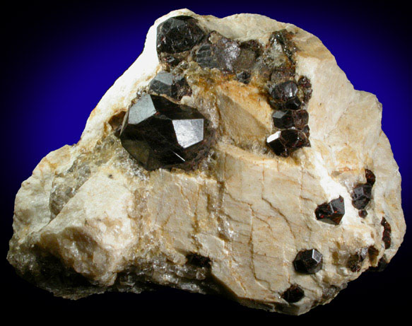 Almandine-Spessartine Garnet from Boothwyn, Upper Chichester Township, Delaware County, Pennsylvania