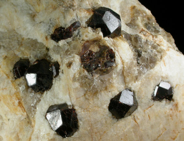 Almandine-Spessartine Garnet from Boothwyn, Upper Chichester Township, Delaware County, Pennsylvania