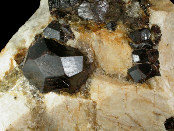 Almandine-Spessartine Garnet from Boothwyn, Upper Chichester Township, Delaware County, Pennsylvania