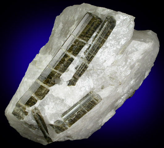 Clinozoisite in Quartz from Keystone Trap Rock Quarry, Cornog, Wallace Township, Chester County, Pennsylvania