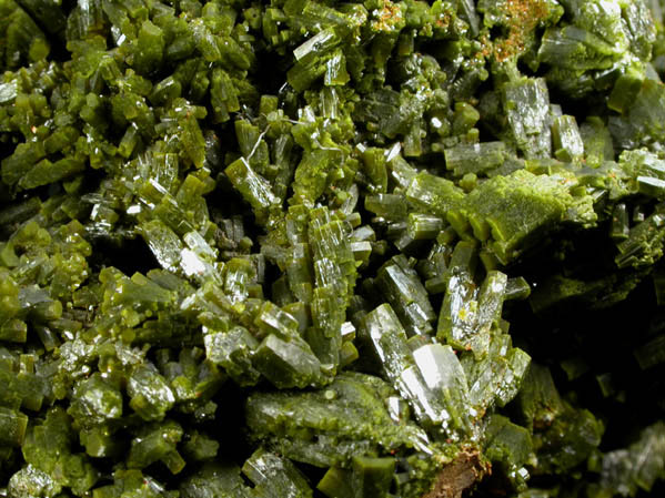 Pyromorphite from Wheatley Mine, Phoenixville, Chester County, Pennsylvania