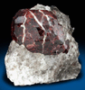 Almandine-Spessartine Garnet from Avondale, Ridley Township, Delaware County, Pennsylvania